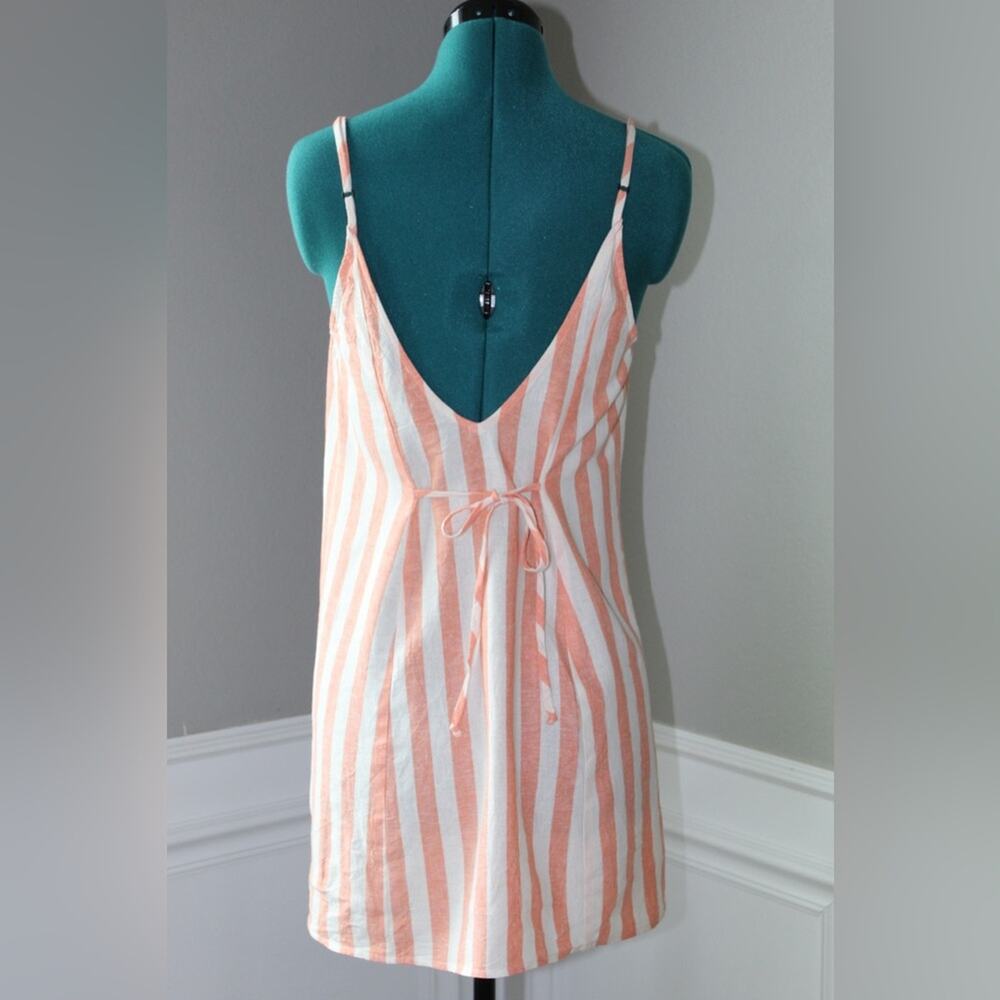 Show Me Your Mumu Remington Mini Dress in Dreamsicle Stripe Women’s Size Small - Picture 3 of 7
